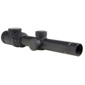 ACCUPOINT 1-6X24 RED TRIANGLE POST - MATTE BLACK, TRITIUM / FIBER OPTICS ILLUM.