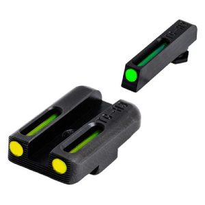 TFO TRITIUM/FIBER-OPTIC DAY/NIGHT SIGHT - GLOCK 42/43, GREEN/YELLOW