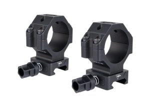 SCOPE RINGS W/ Q-LOC - BLACK, TALL, FITS 35MM TUBES, 1.3"H
