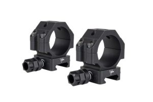 SCOPE RINGS W/ Q-LOC - BLACK, LOW, FITS 35MM TUBES, 1"H