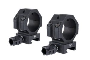 SCOPE RINGS W/ Q-LOC - BLACK, FITS 30MM TUBES, MEDIUM, 1.1"H