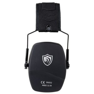 EARSHIELD RANGER PASSIVE EARMUFF - BLACK, 26DB NRR