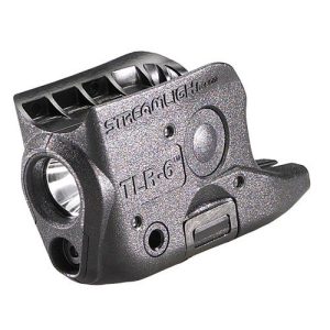 TLR-6 TACTICAL LIGHT/LASER - BLACK, GLOCK 42/43, RED LASER, 100 LUMENS