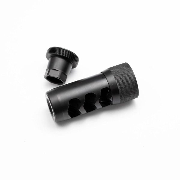 Area 419 Hellfire Self Timing Muzzle Brake 338 Black Nitride 5/8-24