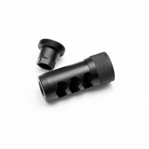 Area 419 Hellfire Self Timing Muzzle Brake 6.5mm Black Nitride 5/8-24