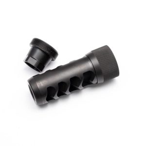 Area 419 Sidewinder Magnum Self Timing Muzzle Brake 30 cal Black Nitride 5/8-24