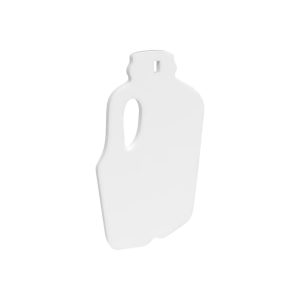 Birchwood Casey AR500 3/8" Silhouette Plate Target 1-Hole Milk Jug