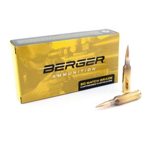 Berger Target Rifle Ammunition 6mm Creedmoor 109 gr LRHT 2940 fps 20/ct