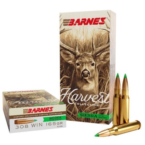 https3A2F2Fmedia.chattanoogashooting.com2Fimages2Fproduct2FBX324042FBX32404_2.jpg Barnes Harvest Sierra Tipped GameKing Ammunition .308 Win 165gr PT 2680 fps 20/ct