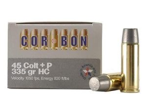 COR-BON Handgun Ammunition .45 Colt 335 gr HC 1050 fps 20/box