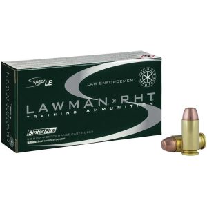 CCI Speer Lawman Handgun Ammunition .40 S&W 125 gr RHT Frangible 900 fps 50/ct