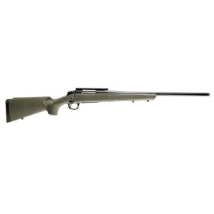 CVA Cascade Rifle .204 Ruger 4rd Capacity 20" Threaded Cerakote Black Barrel OD Green Stock 0 MOA Pic Rail