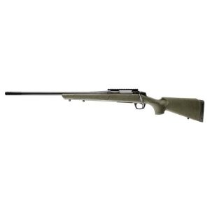 CVA Cascade XT left Hand Rifle 300 Win Mag 3rd Capacity 24" Threaded Cerakote Black Barrel OD Green/Black Web Stock Pic Rail
