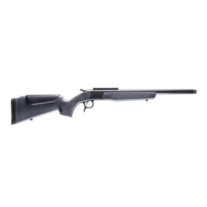 CVA Scout Single Shot Rifle .450 Bushmaster 22" Threaded Blued Barrel Grey Stock 0 MOA Pic Rail