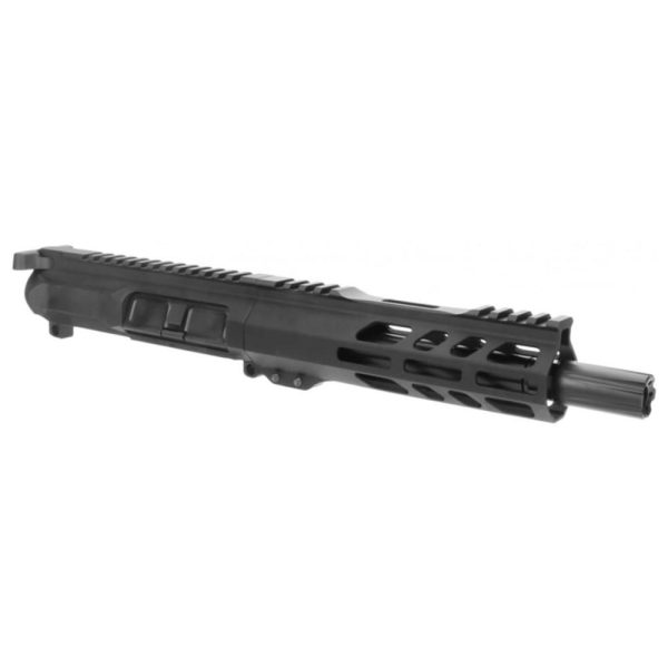 https3A2F2Fmedia.chattanoogashooting.com2Fimages2Fproduct2FEFBU9MM72FEFBU9MM7-1.jpg TacFire AR-15 Complete Upper 9mm Luger 7" 1/2x36 Threaded Barrel Black with Bolt Carrier Group