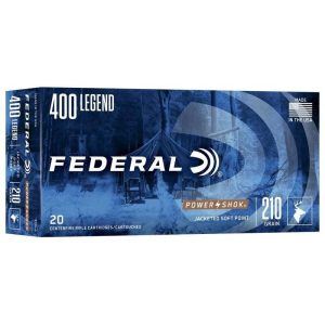 Federal Power-Shok Rifle Ammunition 400 Legend 210gr SP 2250 fps 20/ct
