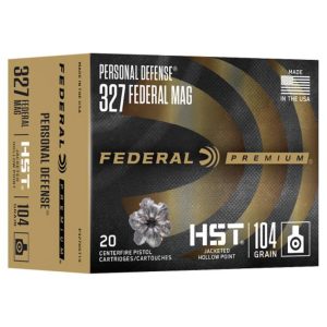 Federal Personal Defense HST Handgun Ammunition .327 Federal 104 gr JHP 20/ct