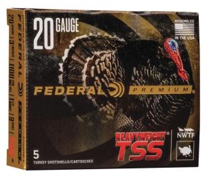 Federal Heavyweight TSS Shotshells 20ga 3" 1-1/2oz 1000 fps #9 5/ct
