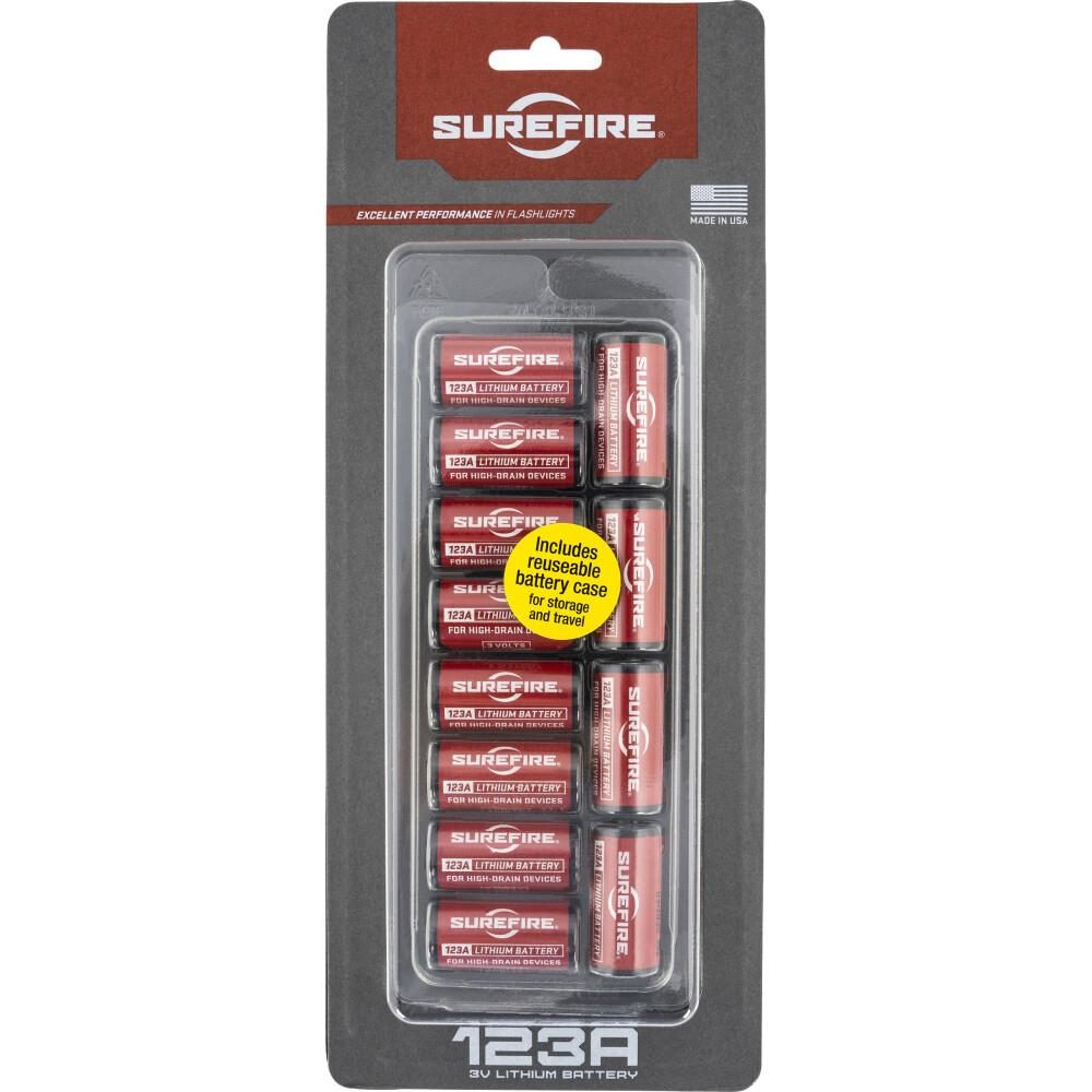 Surefire SF123A Batteries 12/ct Clamshell