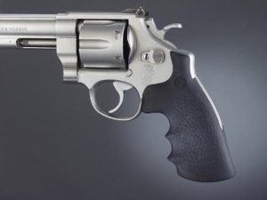 Hogue S&W N Convertion Kit - Round to Square Butt - Rubber Monogrip