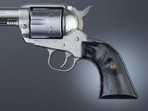 Hogue Ruger Blackhawk/Vaquero Black Pearl Cowboy Panels