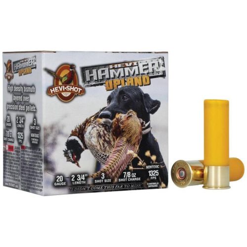 https3A2F2Fmedia.chattanoogashooting.com2Fimages2Fproduct2FHVHS292032FHVHS292031.jpg HEVI-SHOT HEVI Hammer Upland Shotshells 20ga 2-3/4" 1oz 1325 fps #3 25/ct