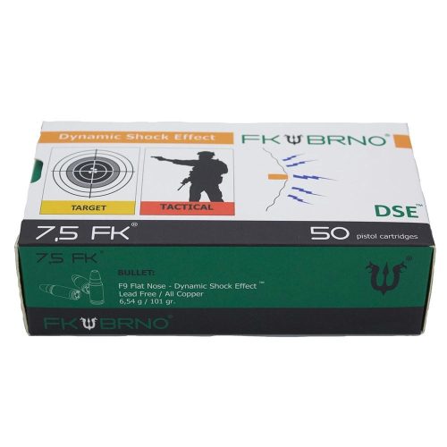 https3A2F2Fmedia.chattanoogashooting.com2Fimages2Fproduct2FIFFKAMHVF9502FIFFKAMHVF950.jpg IFG F9 Copper Handgun Ammunition 7.5 FK 101gr LF 1950 fps 50/ct