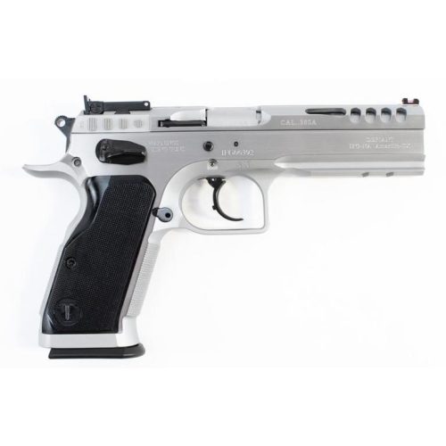 https3A2F2Fmedia.chattanoogashooting.com2Fimages2Fproduct2FIFTFSTOCKM92FIFTFSTOCKM91.jpg IFG Tanfoglio Defiant Stock Master 9mm Luger 17rd(2) 4.75" Barrel Hard Chrome