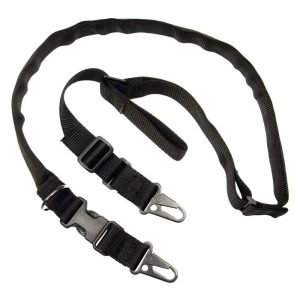 TacShield Warrior 2n1 Padded Sling with HK Snap Hook 1.25" Black