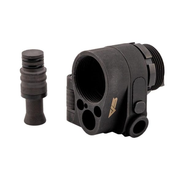 https3A2F2Fmedia.chattanoogashooting.com2Fimages2Fproduct2FIQSA5PL2FIQSA5PL-1.jpg Sylvan Arms SA5 Pro AR-15 Folding Stock Adapter Gen. 5 Left Fold