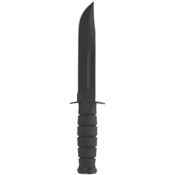 https3A2F2Fmedia.chattanoogashooting.com2Fimages2Fproduct2FKY12132FKY1213-1.jpg Ka-Bar Ka-Bar Fixed Knife 7" Clip Point Blade Black with Sheath