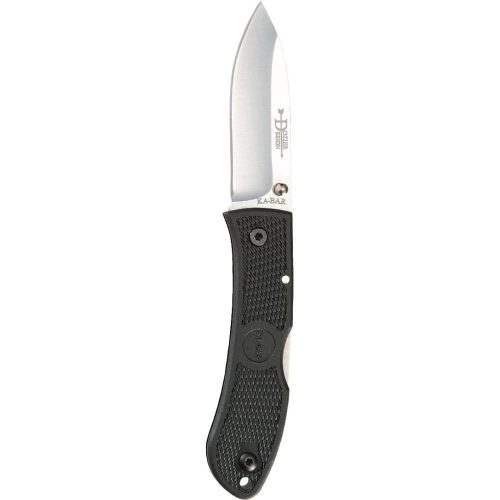https3A2F2Fmedia.chattanoogashooting.com2Fimages2Fproduct2FKY40622FKY4062-1.jpg Ka-Bar Dozier Hunter Folding Knife 3" Drop Point Blade Black