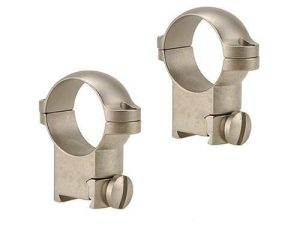 Leupold 2-Piece Solid Steel Ringmounts - Sako 1" High Silver