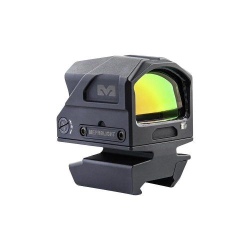 https3A2F2Fmedia.chattanoogashooting.com2Fimages2Fproduct2FMK9011423722FMK901142372-1.jpg Mepro MCO PRO Closed Emitter Carbine Optic Red Dot Red 3 Segment 2/68 MOA Speed Ring Black