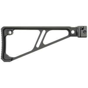 Midwest Industries Picatinny Side Folding Fixed Extruded Stock Black