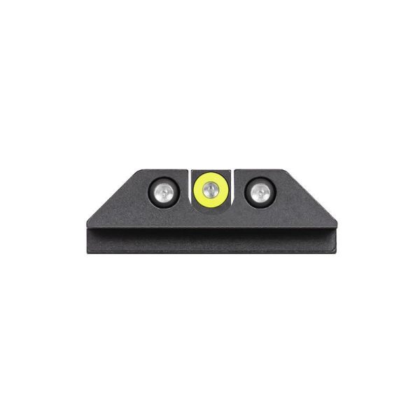 https3A2F2Fmedia.chattanoogashooting.com2Fimages2Fproduct2FNNGLK001007YGZG2FNNGLK001007YGZG.jpg Night Fision Tritium Night Sight Set Yellow Front Black U-Notch Back for Glock
