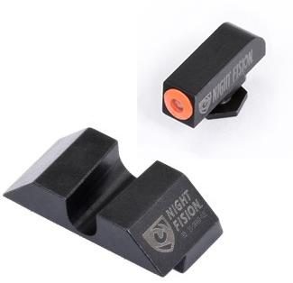 https3A2F2Fmedia.chattanoogashooting.com2Fimages2Fproduct2FNNGLK001014OGZX2FNNGLK001014OGZX.jpg Perfect Dot NS Set w/Orange Front Dot+ U Blank Rear for Glock 17-39