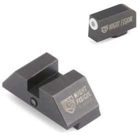 https3A2F2Fmedia.chattanoogashooting.com2Fimages2Fproduct2FNNGLK001015WGZG2FNNGLK001015WGZG.jpg Night Fision Perfect Dot Official Student of the Gun Accur8 Night Sights w/Wht Frnt+Blk Sq for Glock 17-39