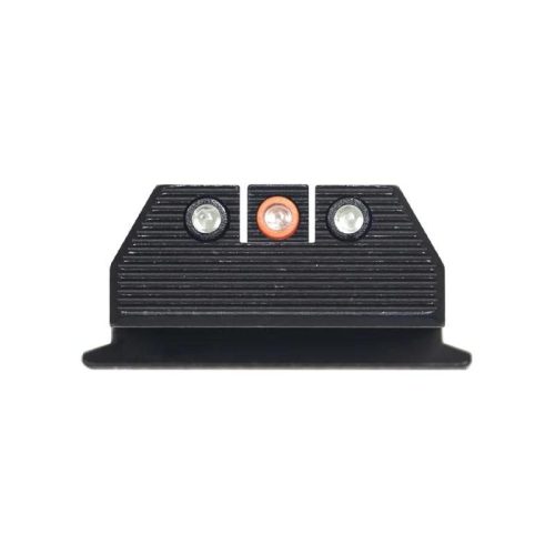 Night Fision Optics Ready Stealth Night Sight Set Orange Front Black Back for S&W M&P 9 Shield Plus