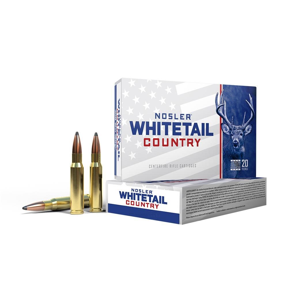 Nosler Whitetail Country Rifle Ammunition .30-06 Sprg 150gr SP 20/ct