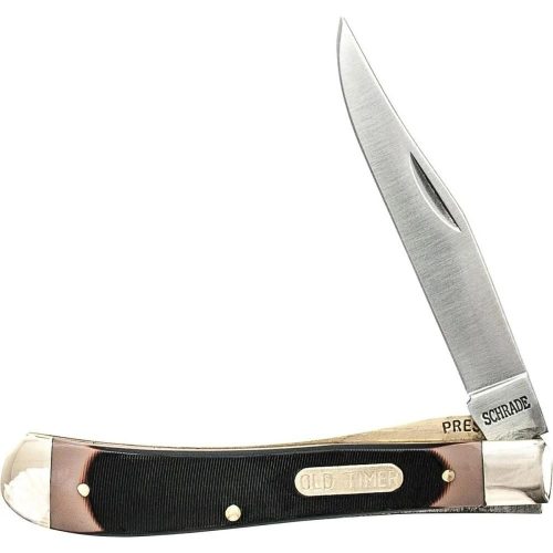 https3A2F2Fmedia.chattanoogashooting.com2Fimages2Fproduct2FPF11792282FPF1179228.jpg Old Timer Gunstock Trapper Folding Knife 3 7/8" Single Blade Pocket Knife