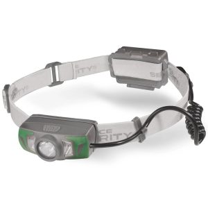 Police Security Flashlights Twin Power LED Headlamp 550 Lumens White Grey