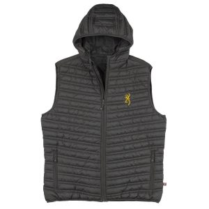 Browning Packable Puffer Hooded Vest Carbon S