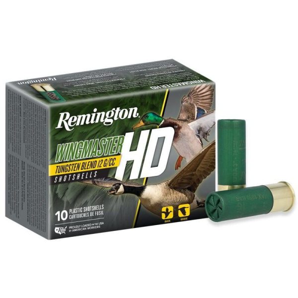 https3A2F2Fmedia.chattanoogashooting.com2Fimages2Fproduct2FRT209032FRT20903-1_1.jpg Remington Wingmaster HD Shotgun Ammo 12 ga 3" 1 1/2 oz #2 Shot 1300 fps 10/ct