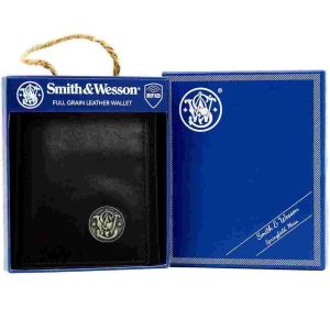 Smith & Wesson Tri-Fold Wallet Brown
