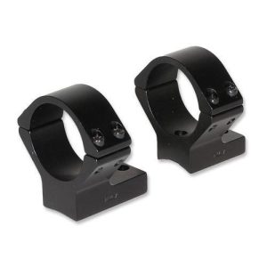 Talley Lightweight Alloy Scope Mounts - Black Anodized - 30mm - Low Weatherby Accumark-Magnum & Mark V (9 LUG)