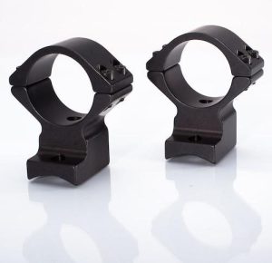 Talley Lightweight Alloy Scope Mount Combo Remington 700-721-722-725-40X 30mm Med LA 20MOA - Black Anodized