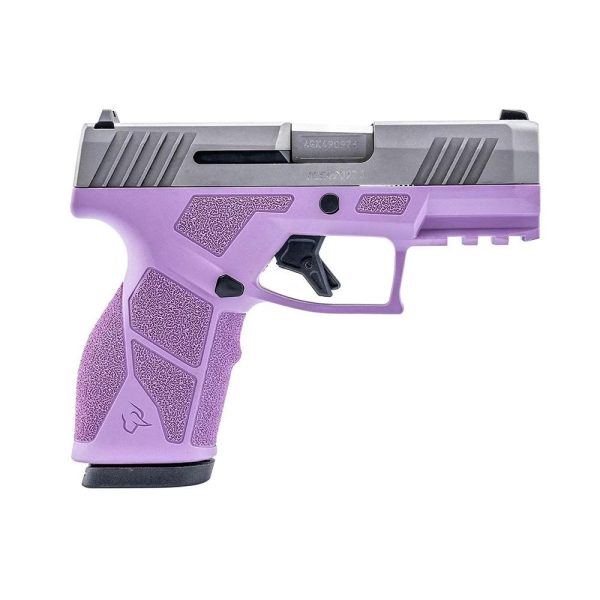https3A2F2Fmedia.chattanoogashooting.com2Fimages2Fproduct2FTX1GX2939LP102FTX1GX2939LP4.jpg Taurus GX2 Handgun 9mm Luger 10rd Magazines (2) 3.38" Barrel Light Purple Frame/Stainless Slide