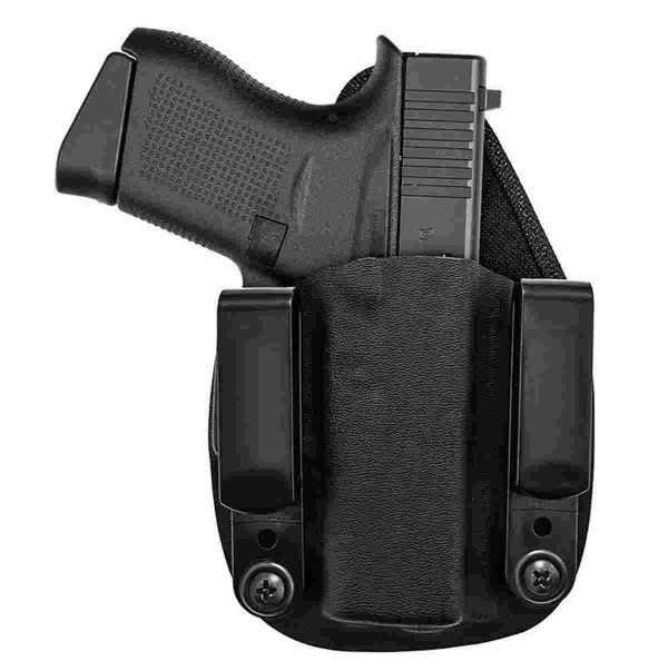 https3A2F2Fmedia.chattanoogashooting.com2Fimages2Fproduct2FTYTHERECRUITER3552FTYTHERECRUITER355.jpg Hybrid IWB Kydex Holster FOR Glock 43 Black Ambidextrous
