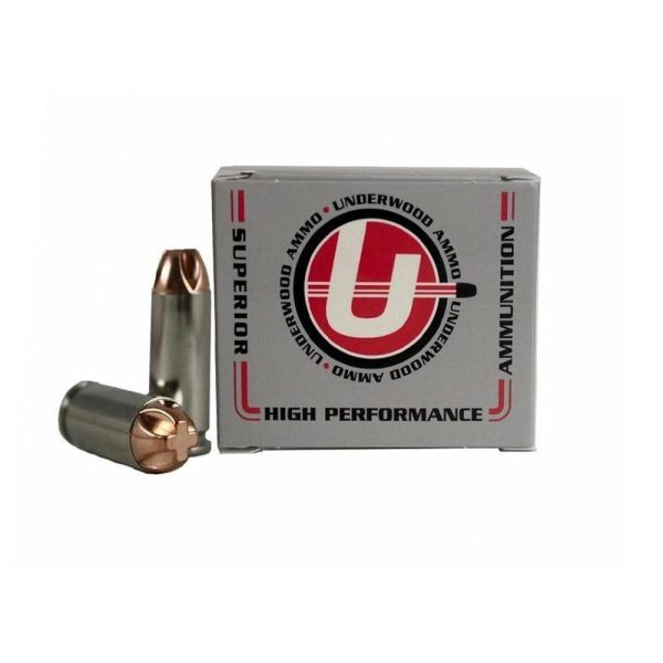 https3A2F2Fmedia.chattanoogashooting.com2Fimages2Fproduct2FUB6482FUB648-1.jpg Underwood Ammo Xtreme Penetrator Handgun Ammunition 10mm Auto140 gr Solid 1500 fps 20/ct